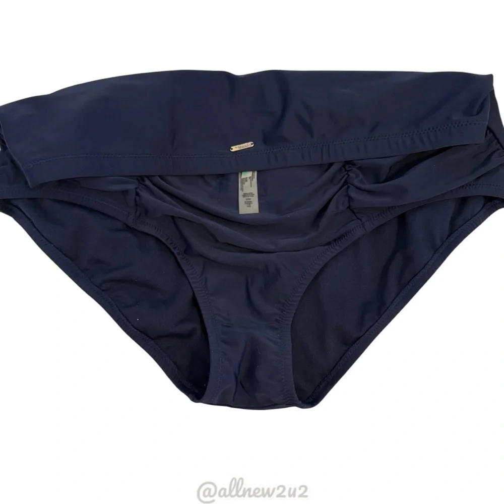 Raisins Swim Bottoms Ruched Panel Super flattering Size 22W New